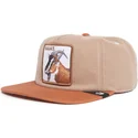 mutsid-lame-pruun-snapback-goat-alpine-base-the-farm-flats-the-farm-goorin-bros