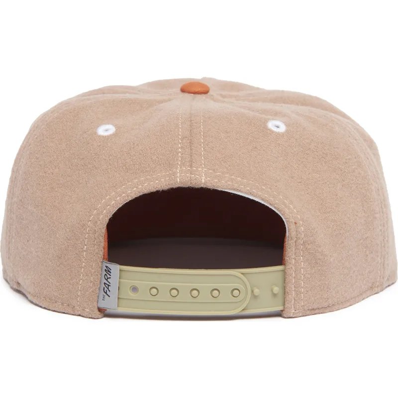 mutsid-lame-pruun-snapback-goat-alpine-base-the-farm-flats-the-farm-goorin-bros