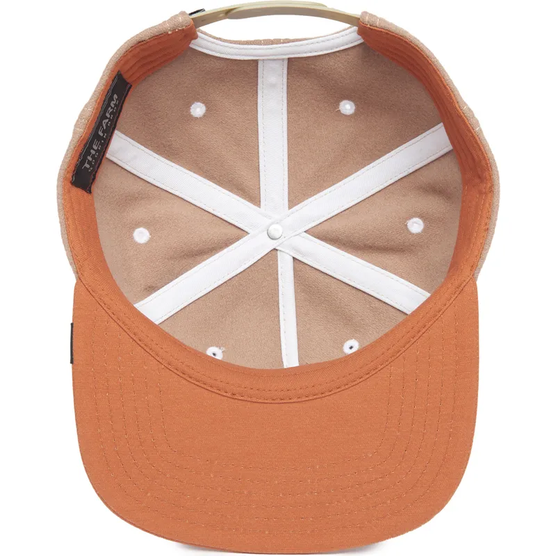 mutsid-lame-pruun-snapback-goat-alpine-base-the-farm-flats-the-farm-goorin-bros