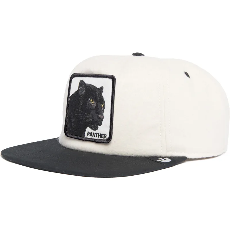 mutsid-lame-valge-snapback-black-panther-stealth-explorer-the-farm-flats-the-farm-goorin-bros