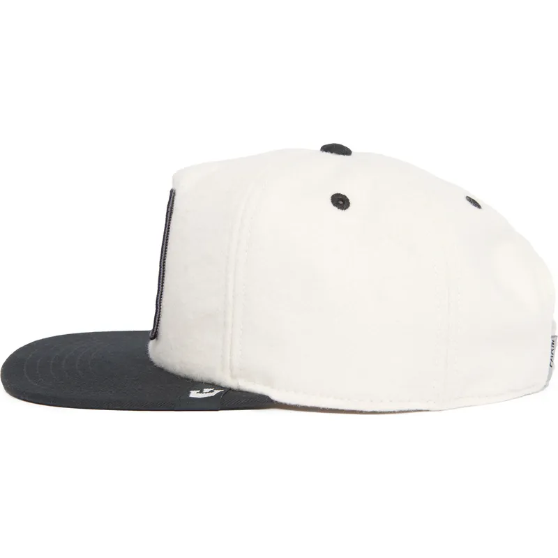 mutsid-lame-valge-snapback-black-panther-stealth-explorer-the-farm-flats-the-farm-goorin-bros