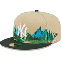 mutsid-lame-pruun-liibuv-59fifty-team-landscape-new-york-yankees-mlb-new-era