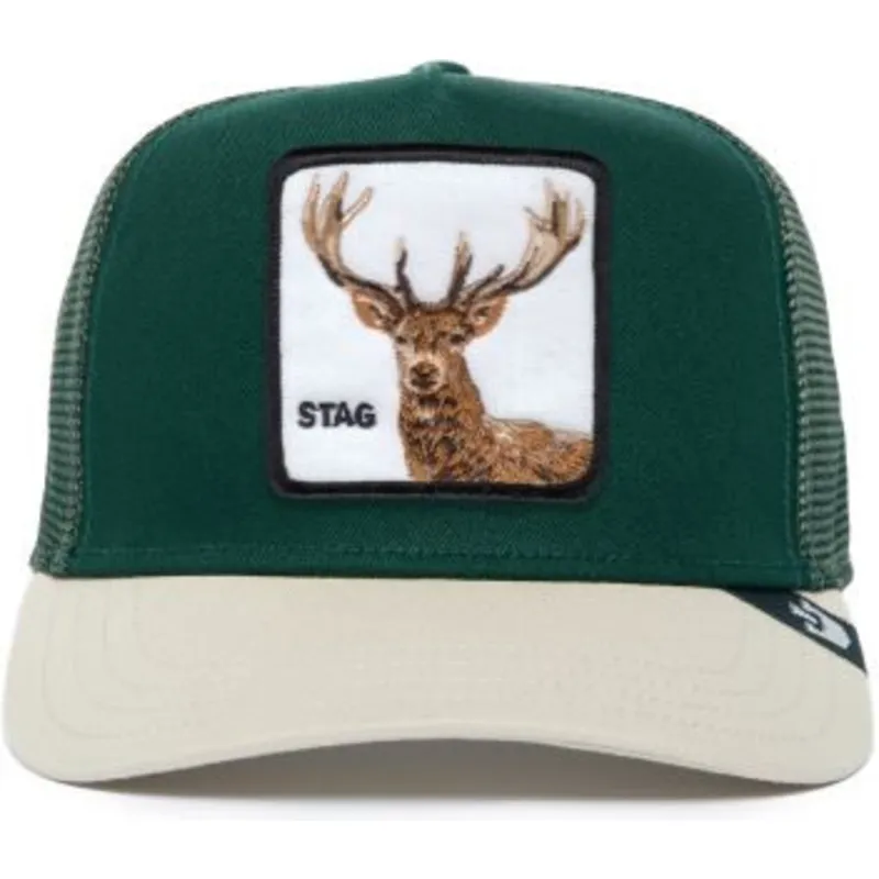 mutsid-kumer-roheline-snapback-stag-the-farm-premium-the-farm-goorin-bros