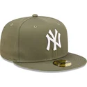 mutsid-lame-roheline-reguleeritav-59fifty-league-essential-new-york-yankees-mlb-new-era