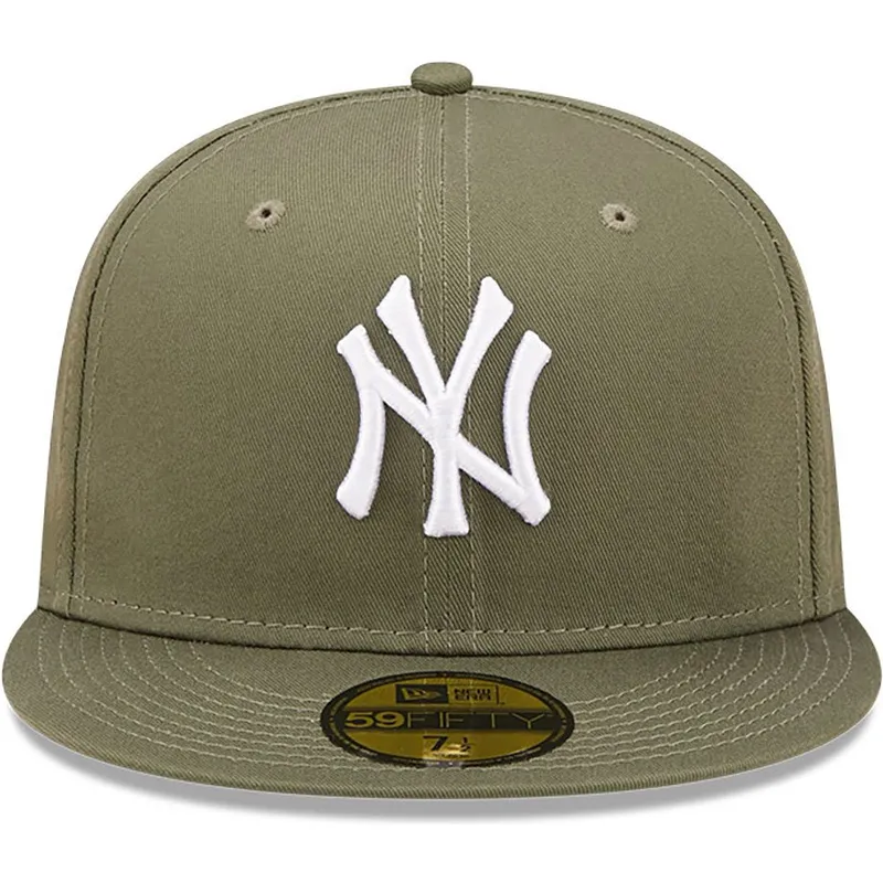 mutsid-lame-roheline-liibuv-59fifty-league-essential-new-york-yankees-mlb-new-era