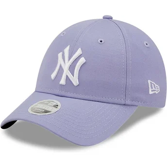 Cap kumer violet adjustable strap 9FORTY League Essential New York Yankees MLB New Era