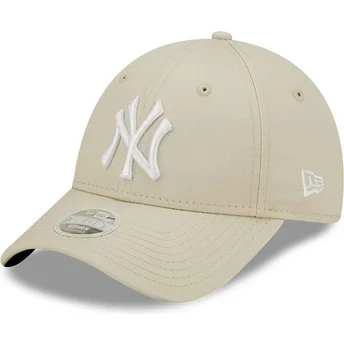 Mütsid kumer beež reguleeritav rihm 9FORTY League Essential New York Yankees MLB New Era