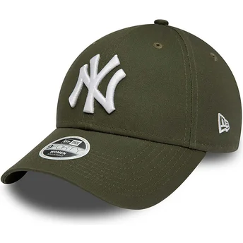 Cap kumer green adjustable strap 9FORTY League Essential New York Yankees MLB New Era