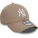 mutsid-kumer-pruun-reguleeritav-rihm-claro-9forty-league-essential-new-york-yankees-mlb-new-era