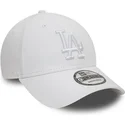 cap-kumer-white-adjustable-strap-9forty-league-essential-los-angeles-dodgers-mlb-new-era