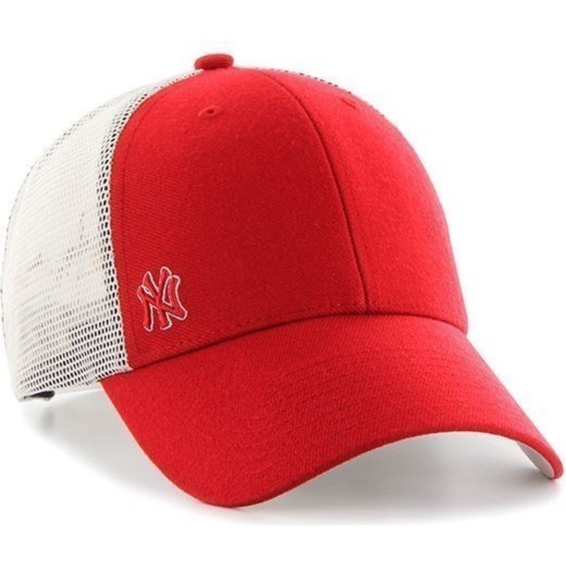 47-brand-new-york-yankees-mlb-suspense-red-trucker-hat