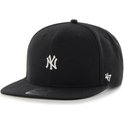 47-brand-flat-brim-new-york-yankees-mlb-centerfield-black-snapback-cap