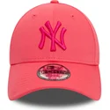 mutsid-kumer-roosa-reguleeritav-9forty-league-essential-new-york-yankees-mlb-new-era