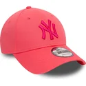 mutsid-kumer-roosa-reguleeritav-9forty-league-essential-new-york-yankees-mlb-new-era