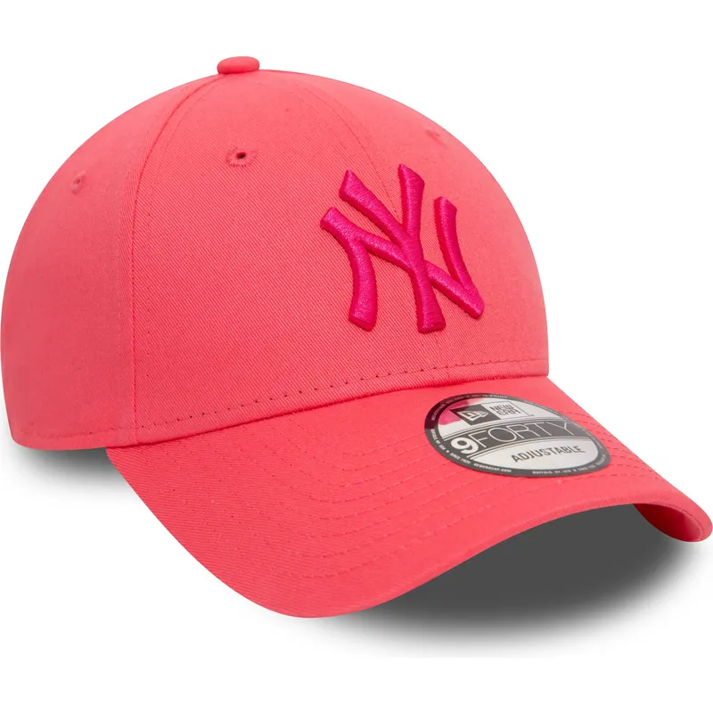 mutsid-kumer-roosa-reguleeritav-9forty-league-essential-new-york-yankees-mlb-new-era