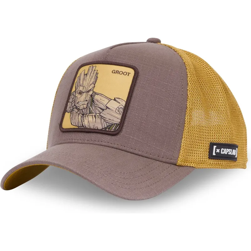 mutsid-kumer-pruun-snapback-gro1-groot-marvel-comics-capslab