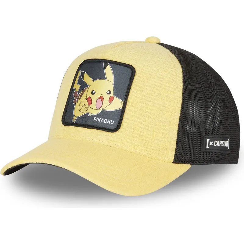 mutsid-kumer-kollane-snapback-pik1-ct-pikachu-pokemon-capslab