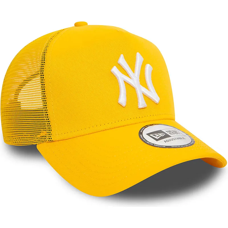 mutsid-kumer-kollane-snapback-a-frame-league-essential-new-york-yankees-mlb-new-era