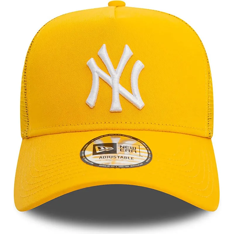 mutsid-kumer-kollane-snapback-a-frame-league-essential-new-york-yankees-mlb-new-era
