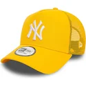 mutsid-kumer-kollane-snapback-a-frame-league-essential-new-york-yankees-mlb-new-era