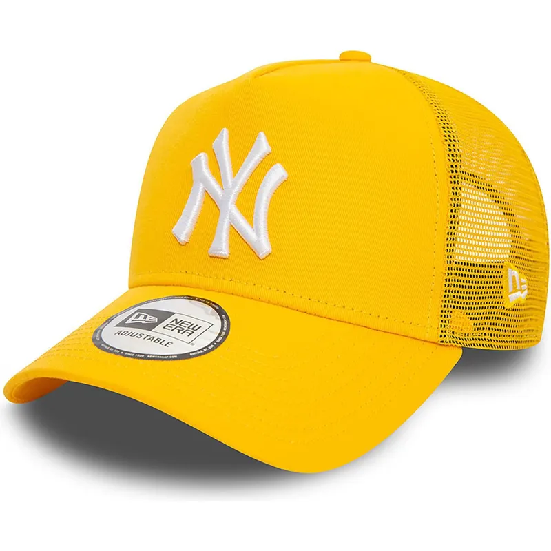 mutsid-kumer-kollane-snapback-a-frame-league-essential-new-york-yankees-mlb-new-era