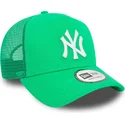 mutsid-kumer-roheline-snapback-a-frame-league-essential-new-york-yankees-mlb-new-era