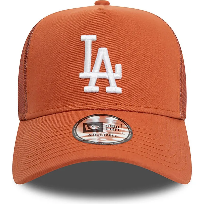 mutsid-kumer-pruun-snapback-a-frame-league-essential-los-angeles-dodgers-mlb-new-era