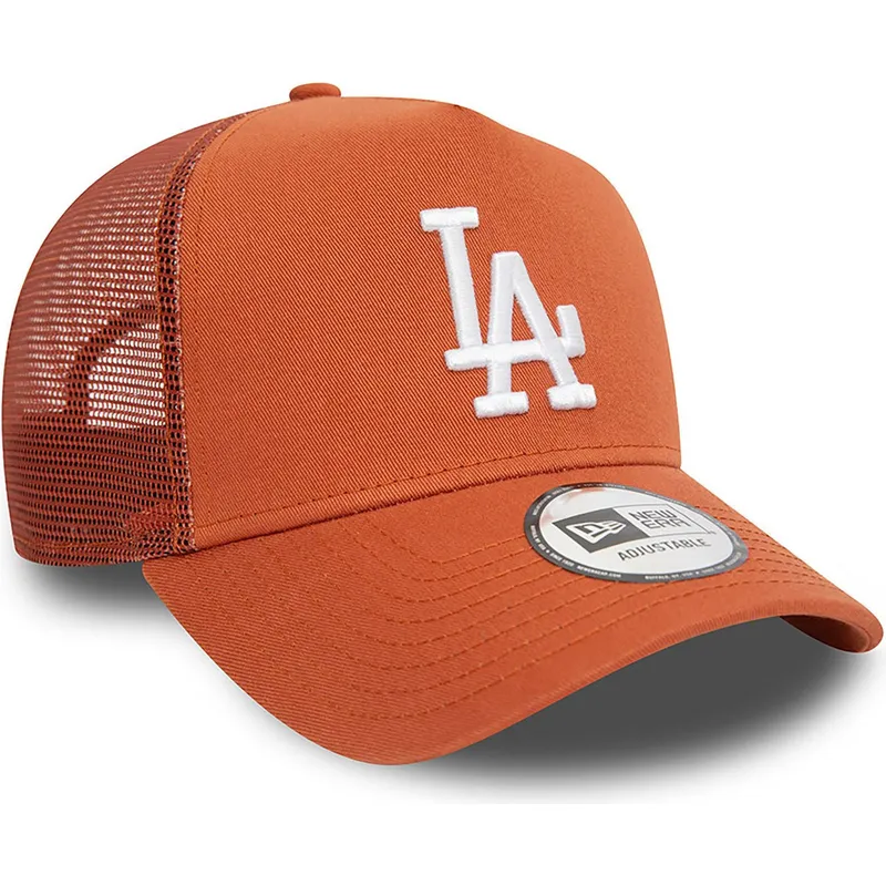 mutsid-kumer-pruun-snapback-a-frame-league-essential-los-angeles-dodgers-mlb-new-era