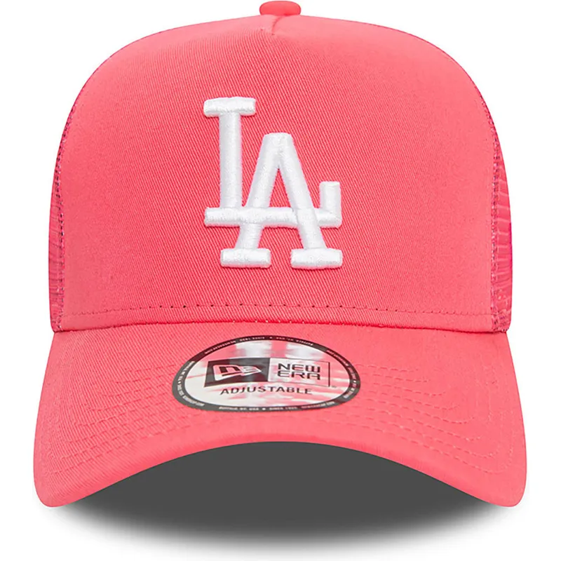 mutsid-kumer-roosa-snapback-a-frame-league-essential-los-angeles-dodgers-mlb-new-era
