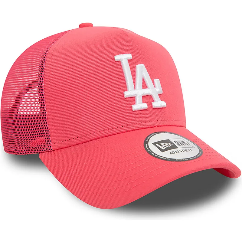 mutsid-kumer-roosa-snapback-a-frame-league-essential-los-angeles-dodgers-mlb-new-era