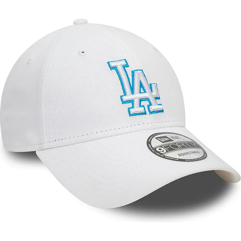 mutsid-kumer-valge-reguleeritav-9forty-team-outline-los-angeles-dodgers-mlb-new-era