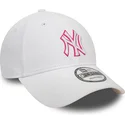 mutsid-kumer-valge-reguleeritav-rosa-9forty-team-outline-new-york-yankees-mlb-new-era