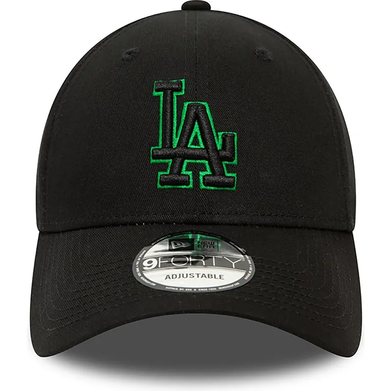 mutsid-kumer-must-reguleeritav-9forty-team-outline-los-angeles-dodgers-mlb-new-era