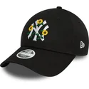 mutsid-kumer-must-reguleeritav-9forty-floral-new-york-yankees-mlb-new-era