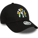 mutsid-kumer-must-reguleeritav-9forty-floral-new-york-yankees-mlb-new-era
