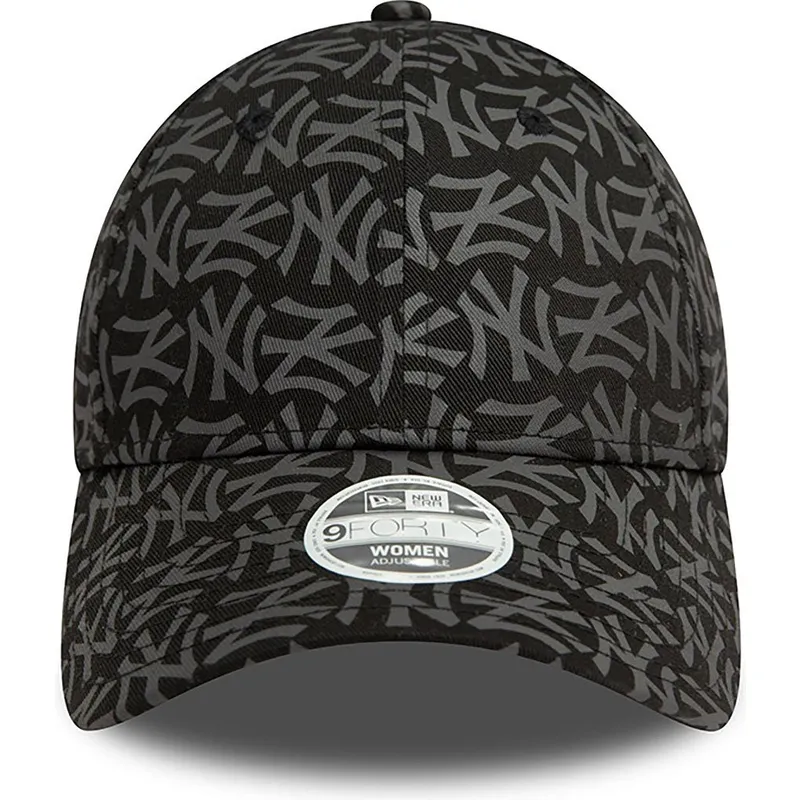 mutsid-kumer-must-reguleeritav-9forty-monogram-new-york-yankees-mlb-new-era