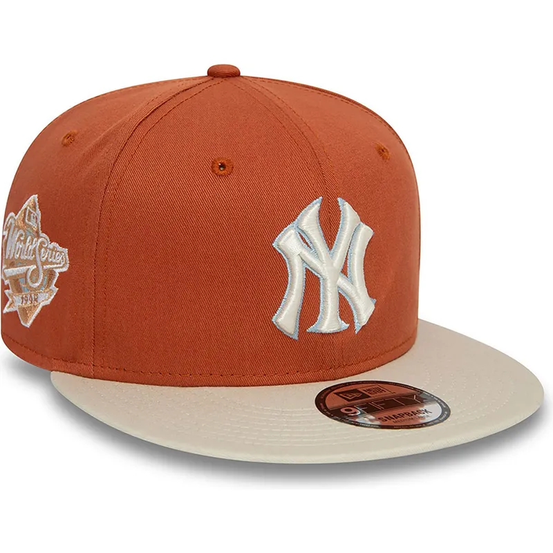 mutsid-lame-pruun-snapback-9fifty-patch-new-york-yankees-mlb-new-era