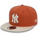 mutsid-lame-pruun-snapback-9fifty-patch-new-york-yankees-mlb-new-era