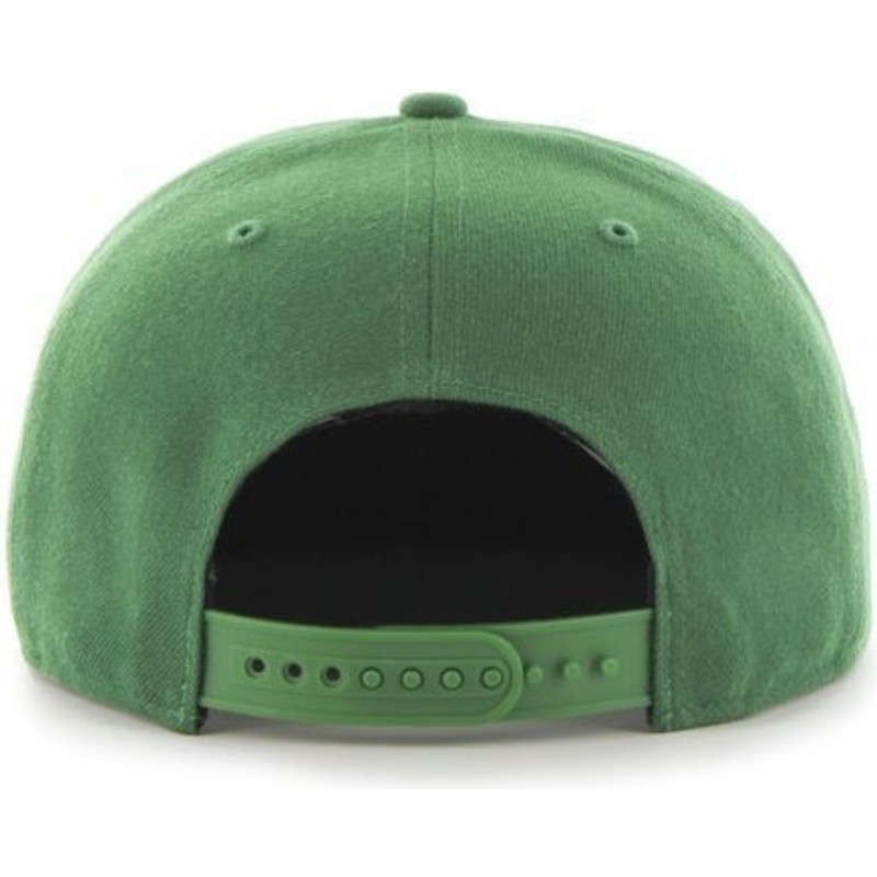 47-brand-flat-brim-new-york-yankees-mlb-sure-shot-green-snapback-cap