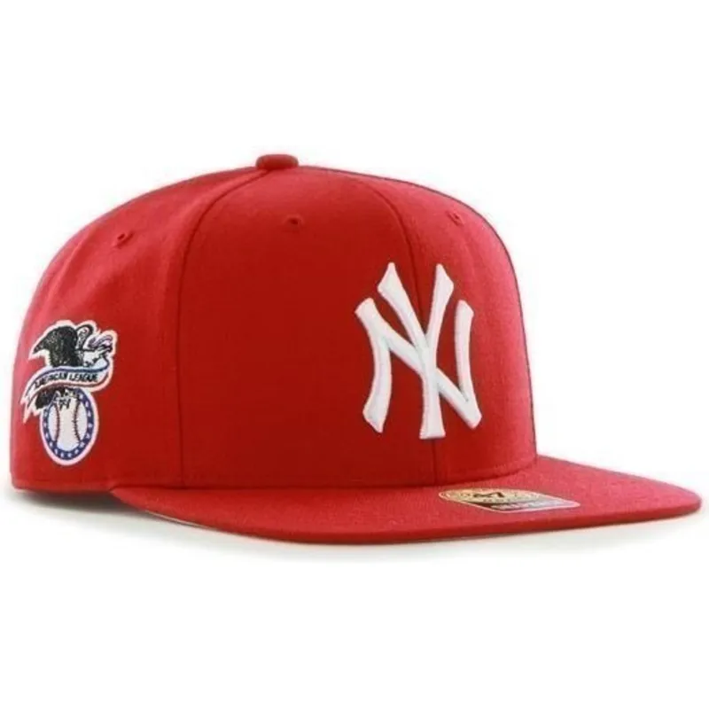 mutsid-lame-punane-snapback-new-york-yankees-mlb-47-brand