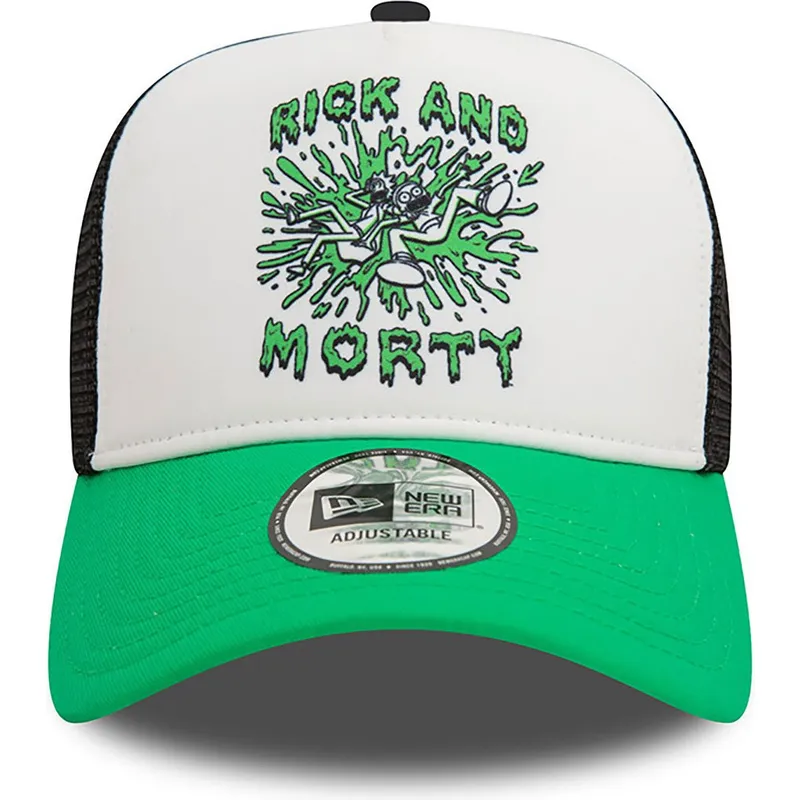 mutsid-kumer-mitmevarviline-snapback-a-frame-character-rick-y-morty-new-era