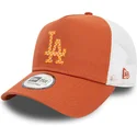 mutsid-kumer-pruun-snapback-a-frame-seasonal-infill-los-angeles-dodgers-mlb-new-era