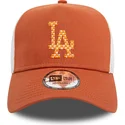 mutsid-kumer-pruun-snapback-a-frame-seasonal-infill-los-angeles-dodgers-mlb-new-era