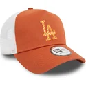 mutsid-kumer-pruun-snapback-a-frame-seasonal-infill-los-angeles-dodgers-mlb-new-era