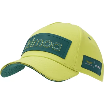 Cap kumer yellow adjustable strap Patch Aston Martin F1 Team X Kimoa Aston Martin Formula 1 Kimoa