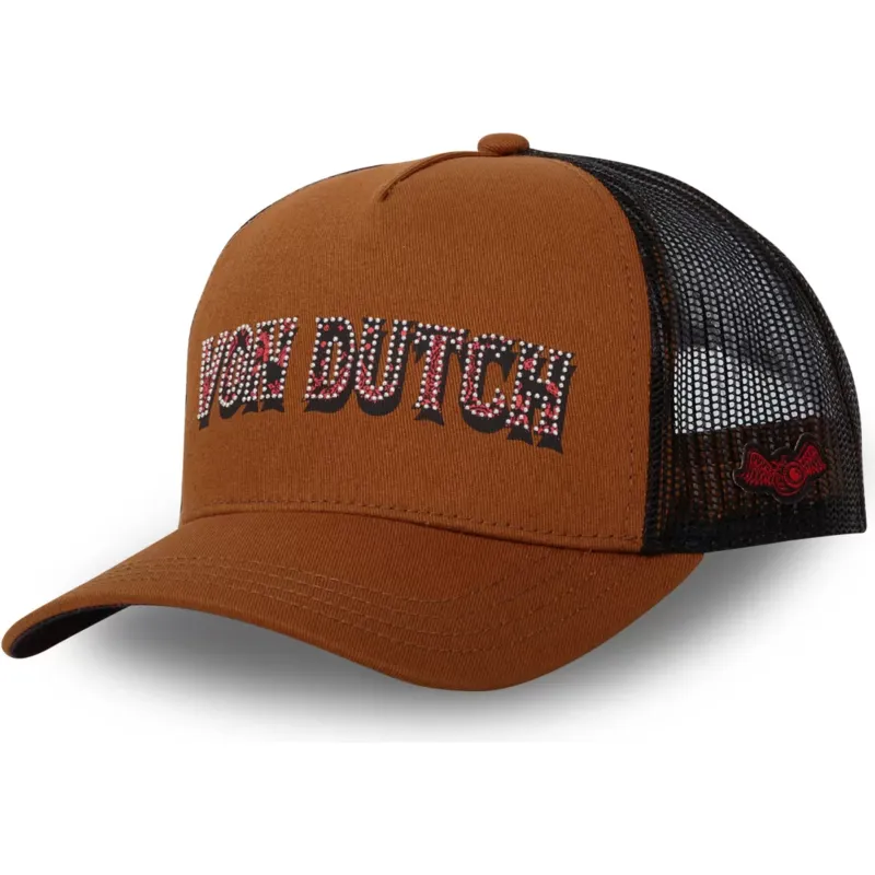 mutsid-kumer-pruun-snapback-stud-n-von-dutch