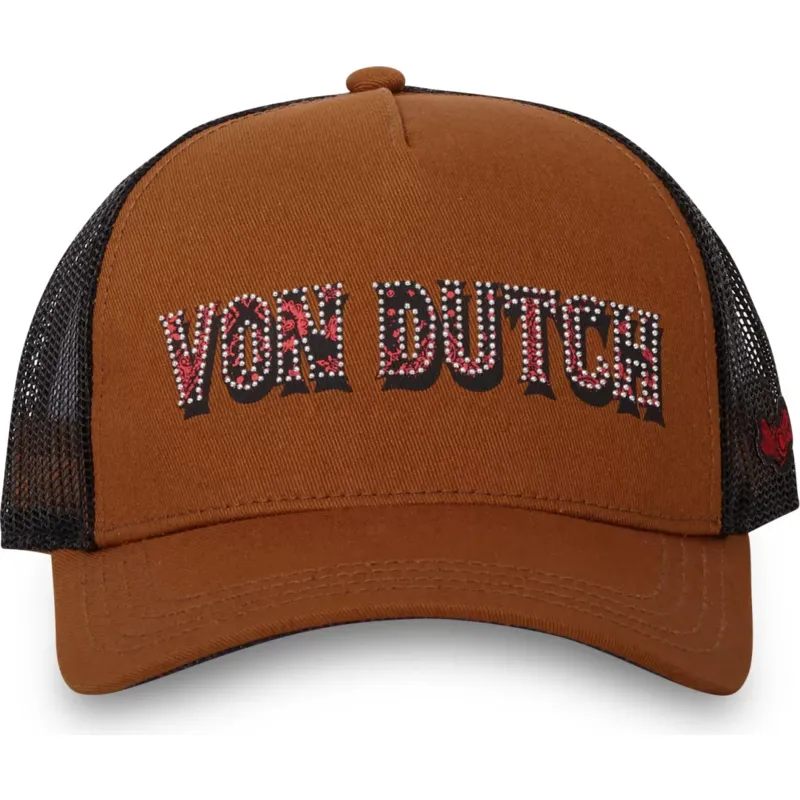 mutsid-kumer-pruun-snapback-stud-n-von-dutch