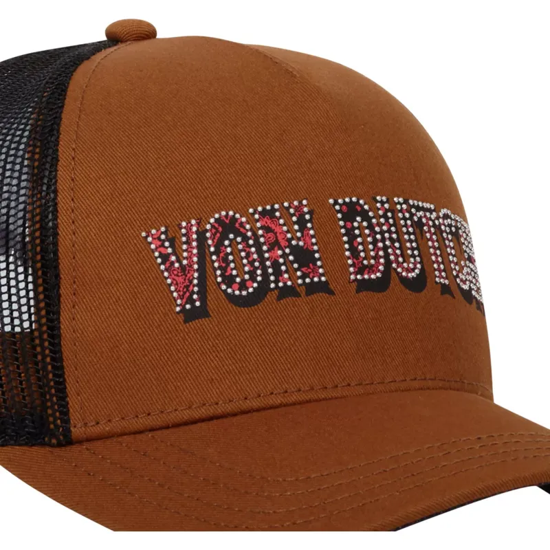 mutsid-kumer-pruun-snapback-stud-n-von-dutch