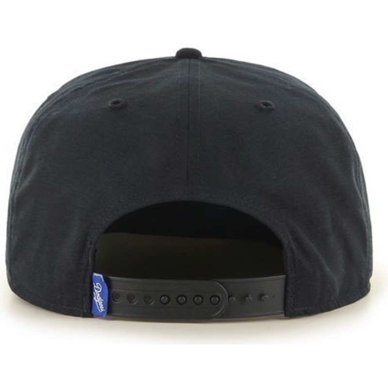 47-brand-flat-brim-los-angeles-dodgers-mlb-black-snapback-cap
