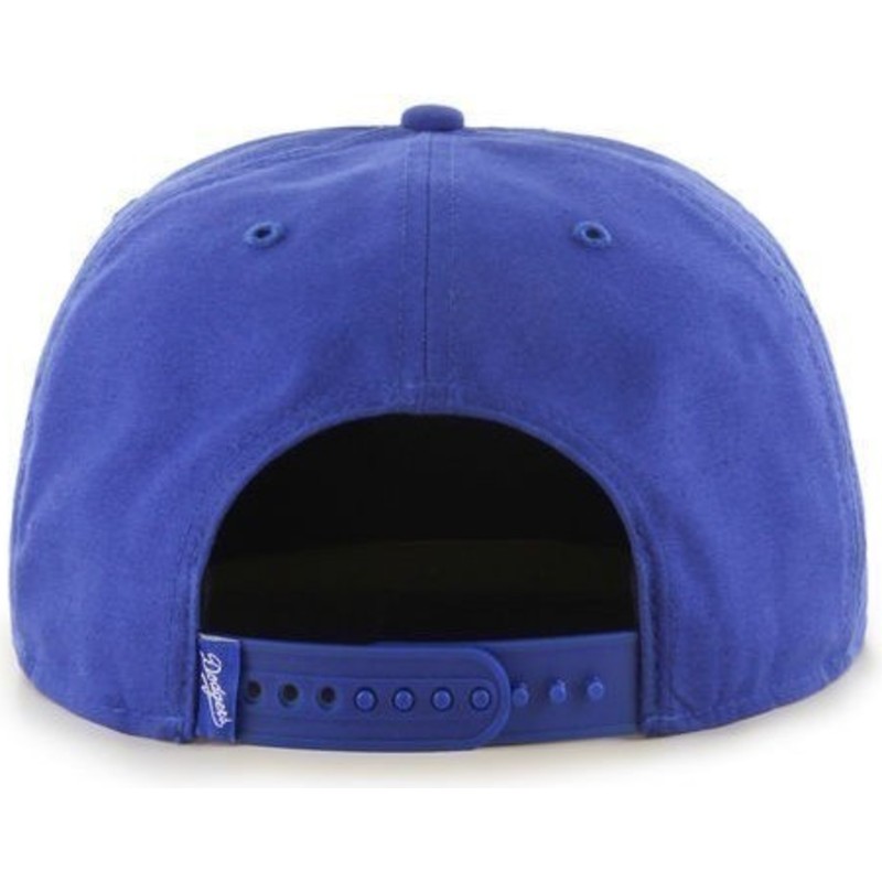 47-brand-flat-brim-los-angeles-dodgers-mlb-blue-snapback-cap